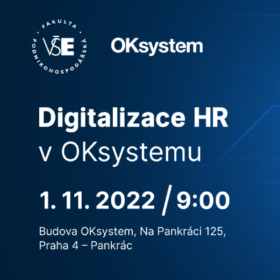 Inovační týden pro VS 3HR Personální management: Digitalizace HR v OKsystemu